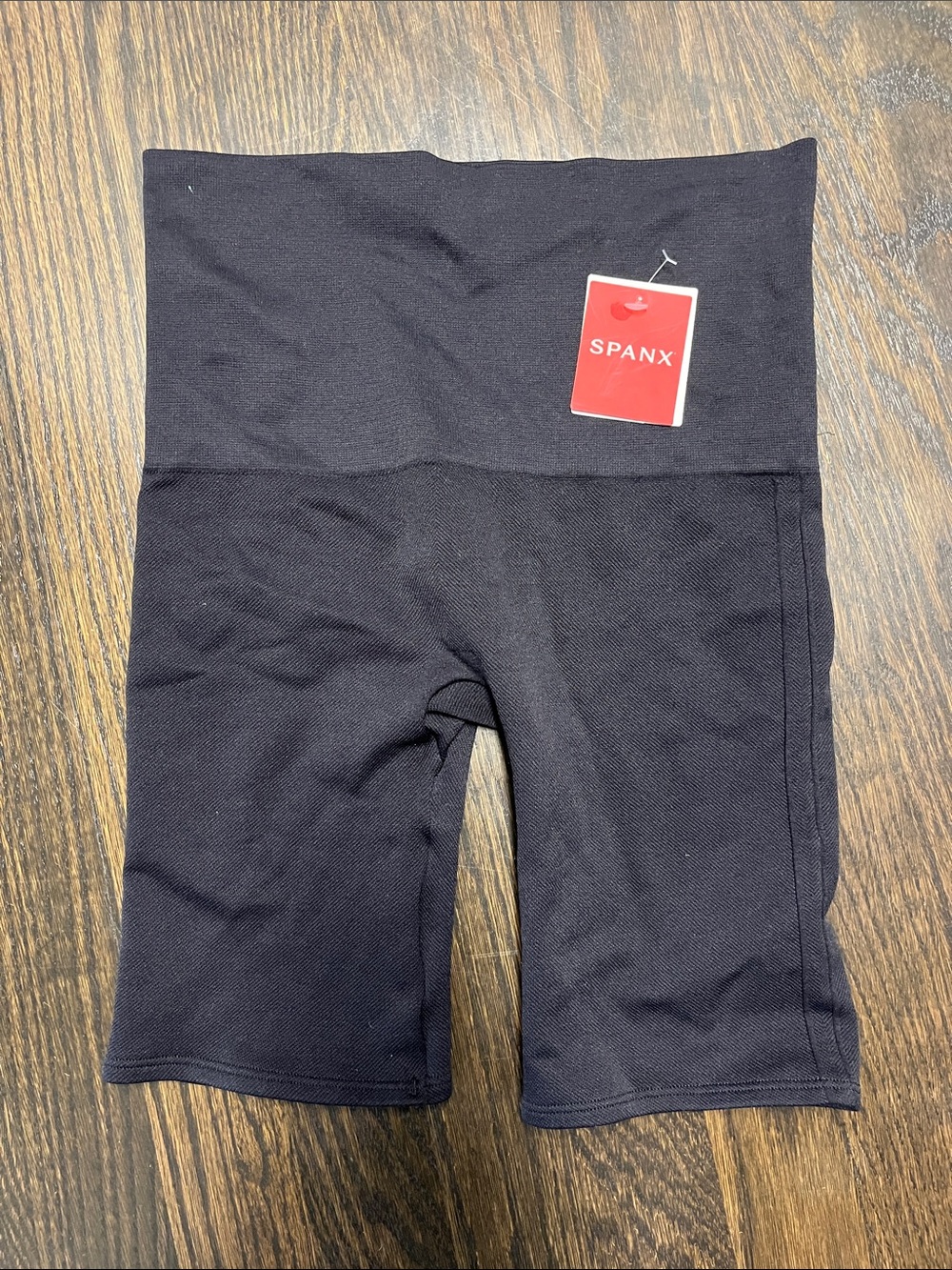 SPANX Black High-Waist Shorts
